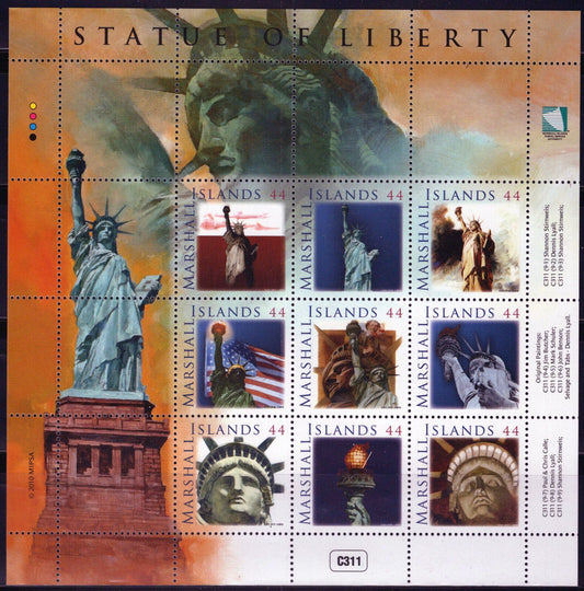 Marshall Islands 967 MNH Statue of Liberty Historical Landmark ZAYIX 092023SL25M