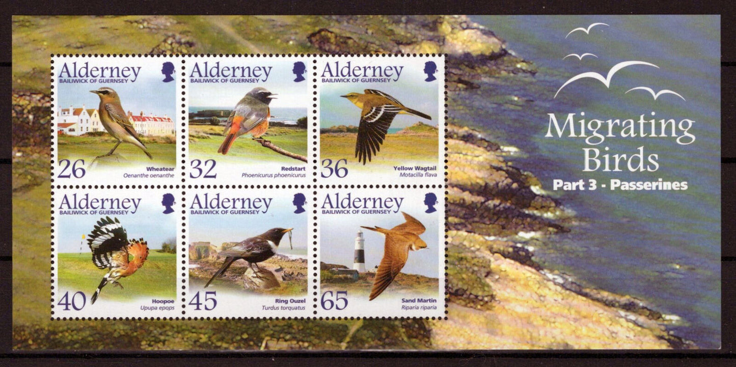 Alderney 238a MNH Migrating Birds Wildlife Nature Animals