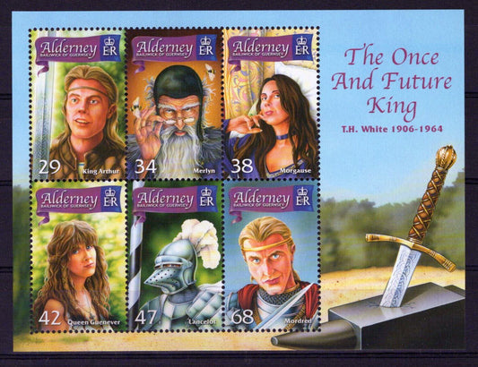 Alderney 268a MNH T.H. White Legends The Once & Future King