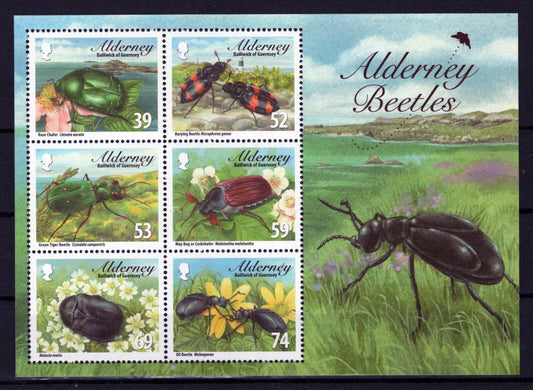 Alderney 464a MNH Beetles Insects Nature