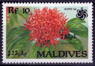 Maldives 1449 MNH Flowers Plants Nature ZAYIX 111022S106