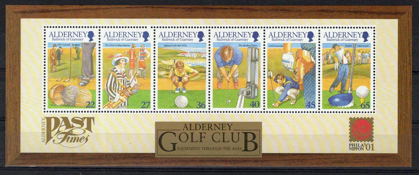 Alderney 175a MNH Golf Club Sports Games