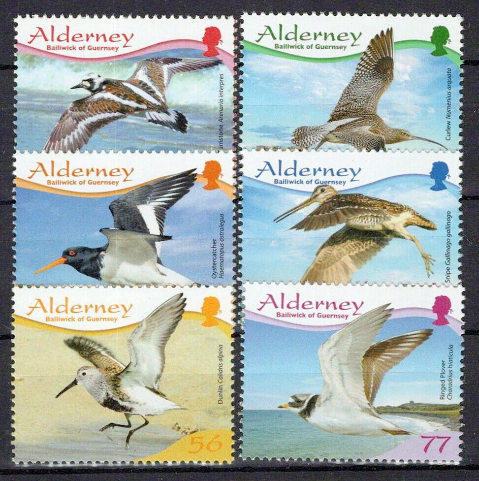 Alderney 344-349 MNH Birds Nature Animals