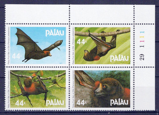 Palau 125a MNH Fruit Bats Wildlife Animals