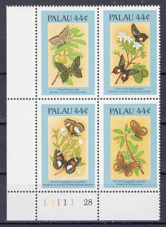 Palau 121Ef MNH Butterflies Insects Nature