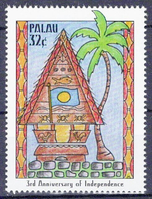 Palau 435 MNH 3rd Anniversary of Independence