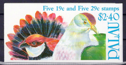 Palau 272a MNH Complete Booklet Birds Animals Nature