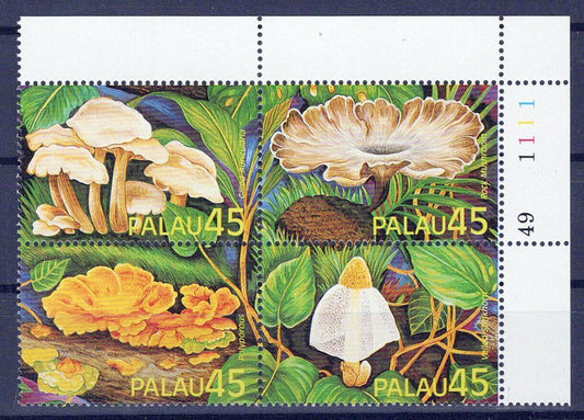 Palau 211a MNH Exotic Mushrooms Plants Fungi Nature