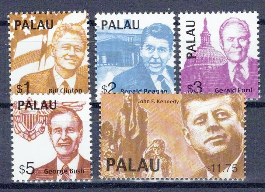 Palau 541-545 MNH US Presidents Politicians