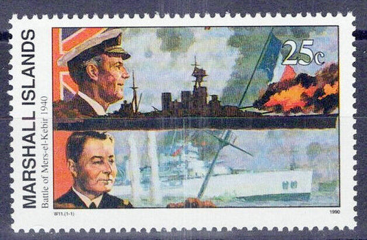 Marshall Islands 255 MNH WWI Naval Battle of Mers-el-Kebir ships ZAYIX 0124S0025