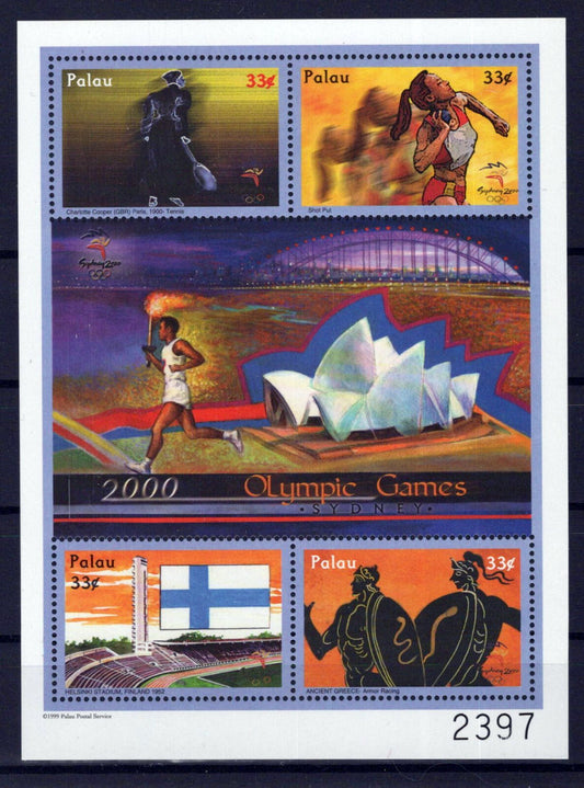 Palau 547 MNH Summer Olympics Games Sports