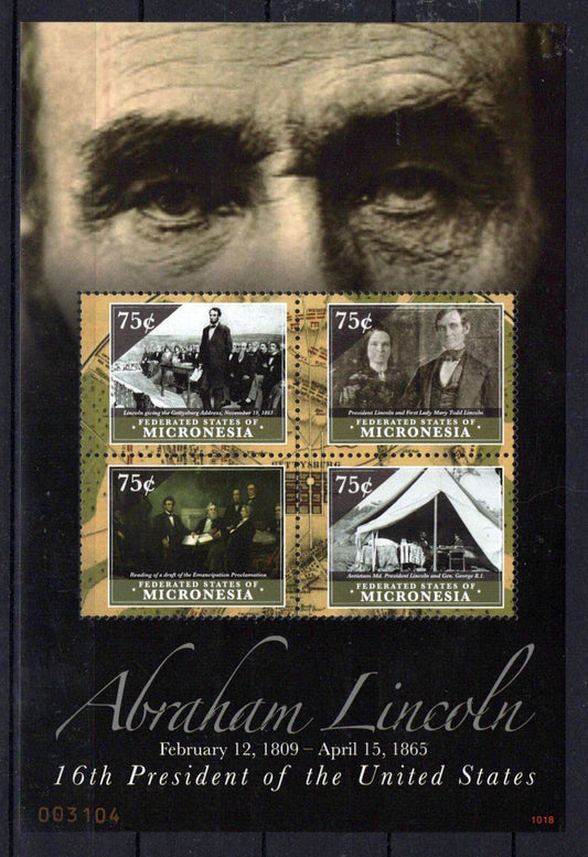 Micronesia 903 MNH AbrAOam Lincoln President Politician