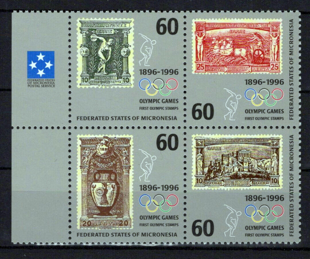 Micronesia 241 MNH Stamps on Stamps Olympic Games Sports