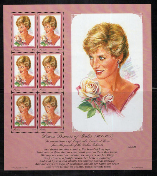 Palau 440 MNH Princess Diana Royalty