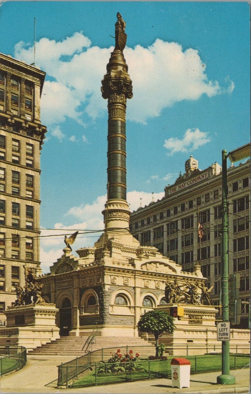 ZAYIX Postcard Soldiers & Sailors Monument Cleveland Ohio Civil War 090222PC85