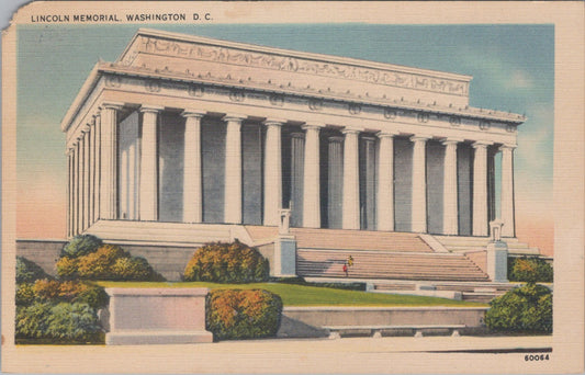 ZAYIX Lincoln Memorial Washington DC near Capital Linen Vintage Postcard