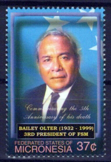 Micronesia 578 MNH President Bailey Olter Politician