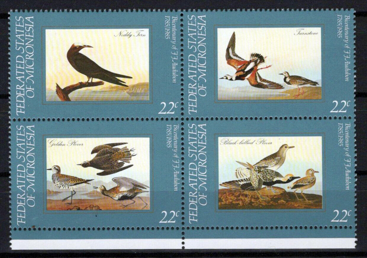 Micronesia 28a MNH Audubon Birds Nature Animals