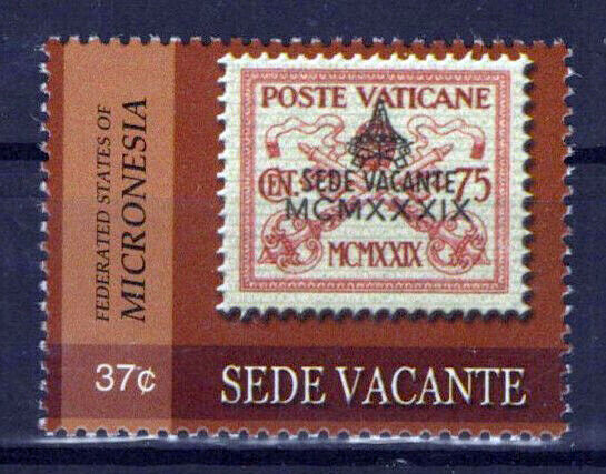 Micronesia 658 MNH Stamps on Stamps Vatican City