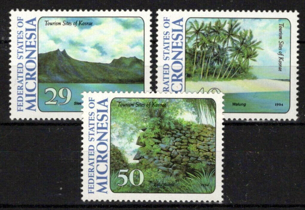 Micronesia 187-189 MNH Tourism Sites Landmarks