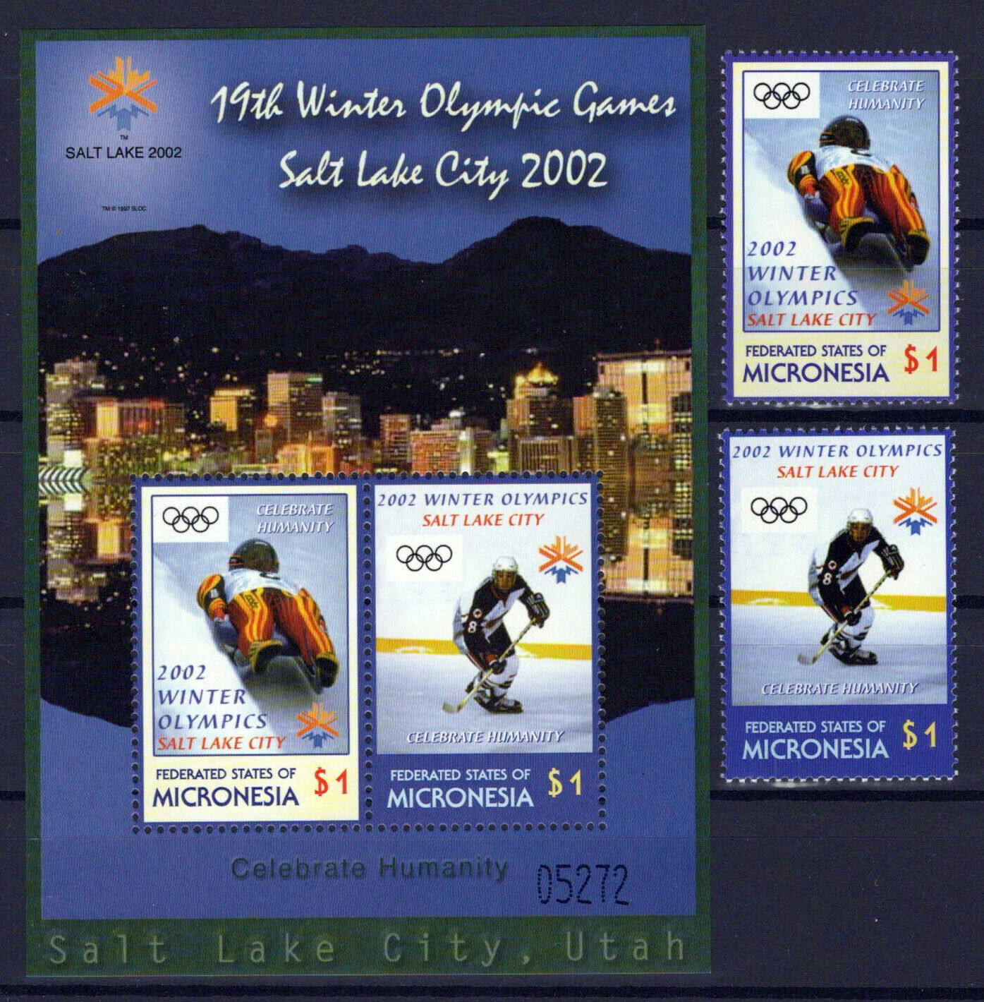 Micronesia 486-487a MNH Olympics Sports Games