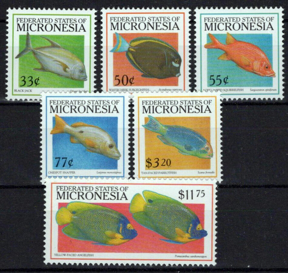 Micronesia 328-333 MNH Marine Life Fish