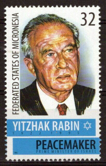 Micronesia 236 MNH Yitzhak Rabin Israel Prime Minister