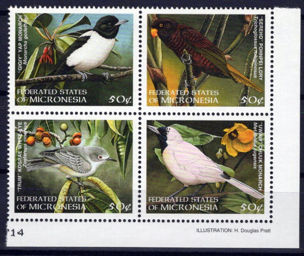 Micronesia 299 MNH Birds Animals Nature