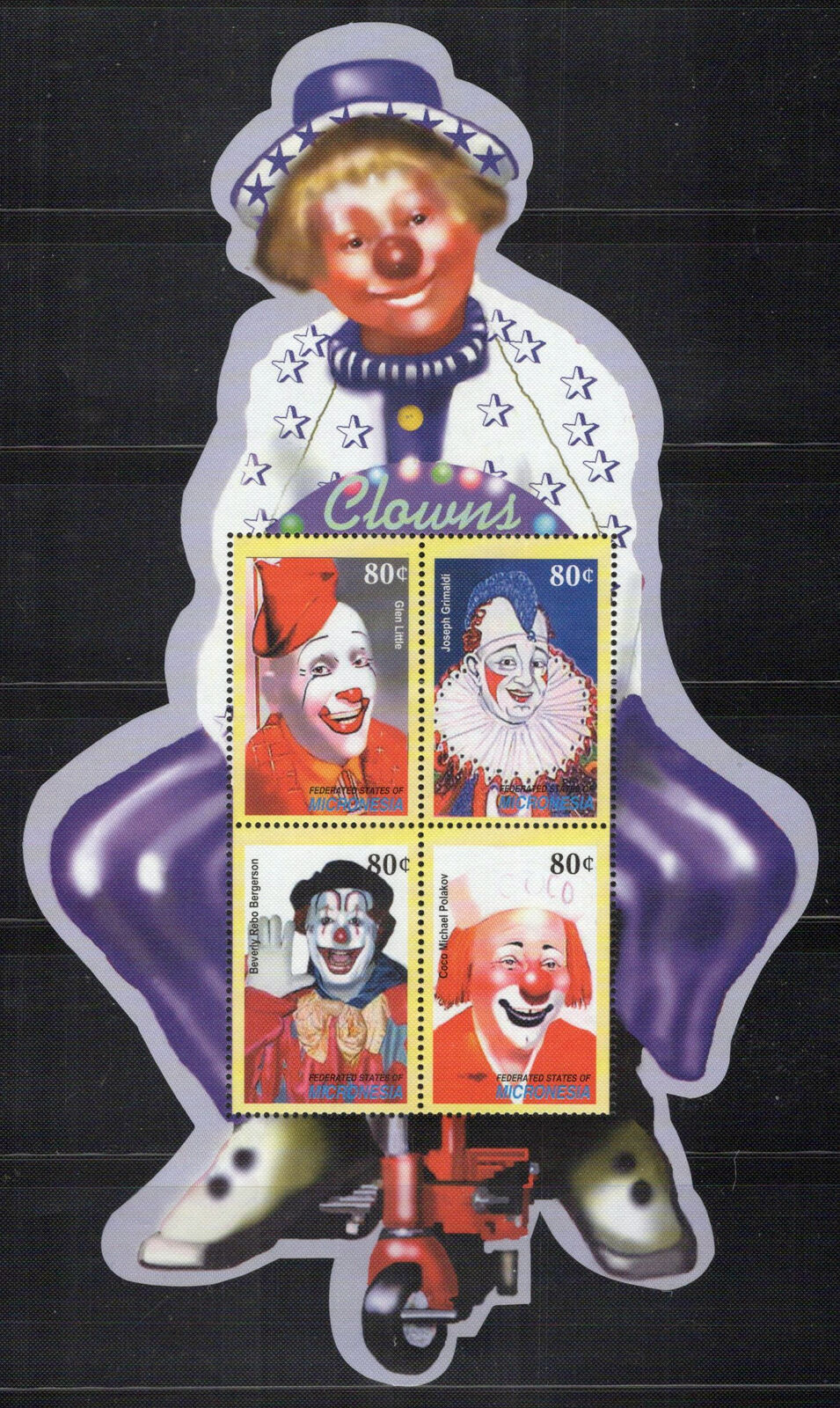 Micronesia 553-554 MNH Circus Performers Entertainment