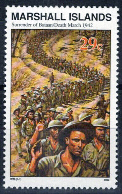 Marshall Islands 305 MNH WWII Surrender of Bataan Death March ZAYIX 0124S0328M