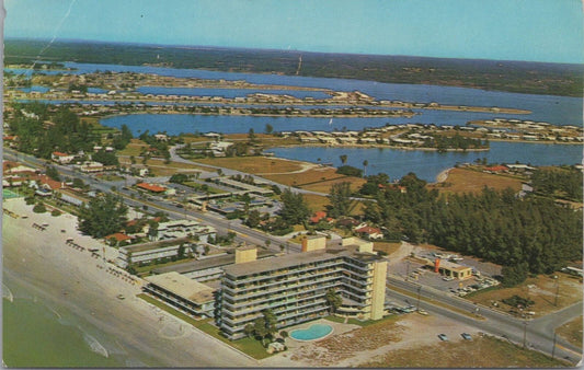 ZAYIX Postcard Air View of Beautiful Redington Beach Holiday Isle 090222PC132