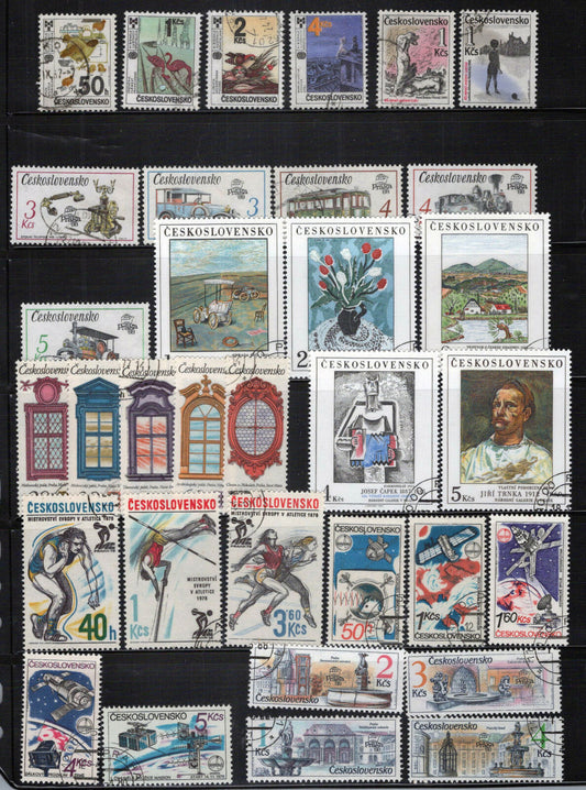 Czechoslovakia Complete Sets Collection Used CTO Brids Animals ZAYIX 0224M0077