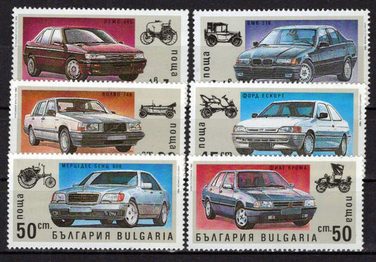 Bulgaria 3674-3679 MNH Vehicles Automobiles Transportation ZAYIX 0224S0029M