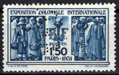 France 262 MNH Perfin "AKC" Weak TLC Fauxing ZAYIX 0224S0087