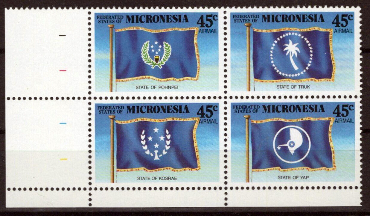 Micronesia C42a MNH Flags of Micronesia