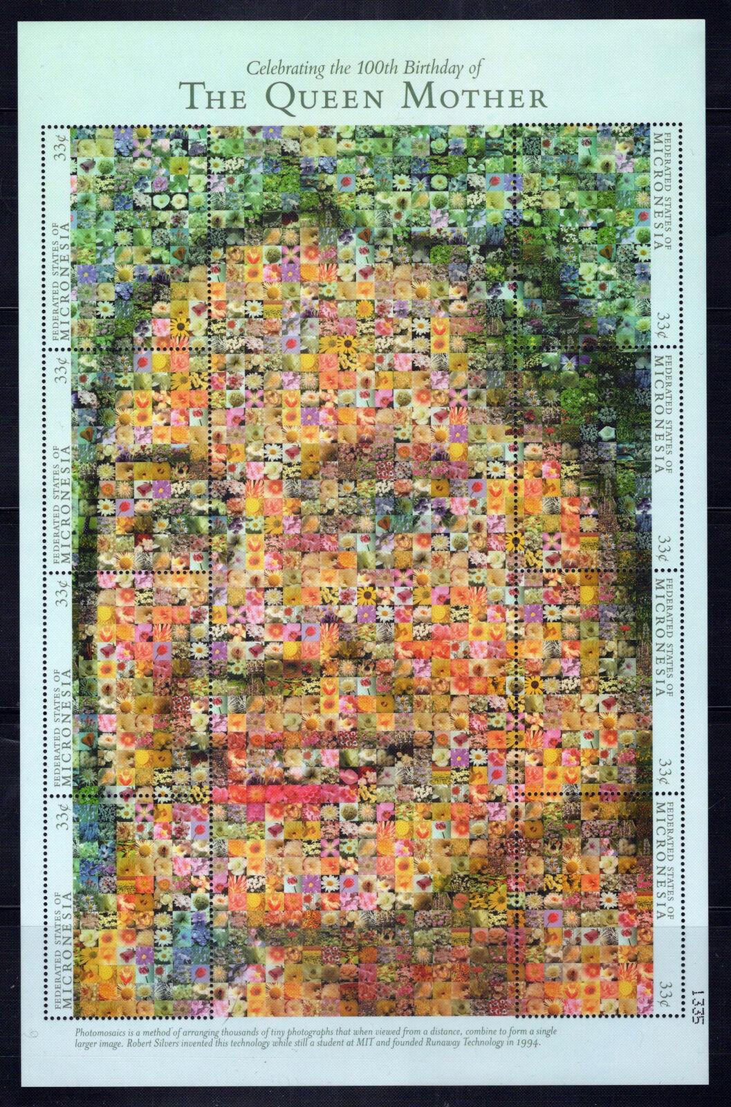 Micronesia 393 MNH The Queen Mother 100th Birthday