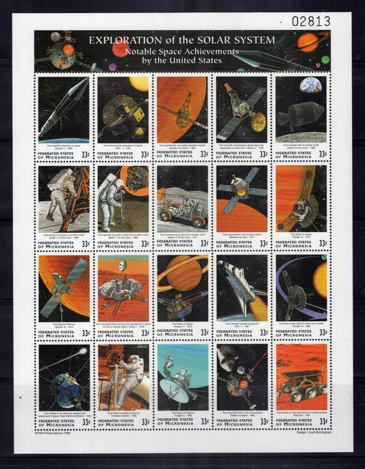 Micronesia 344-346 MNH Space Achievements Space Shuttle