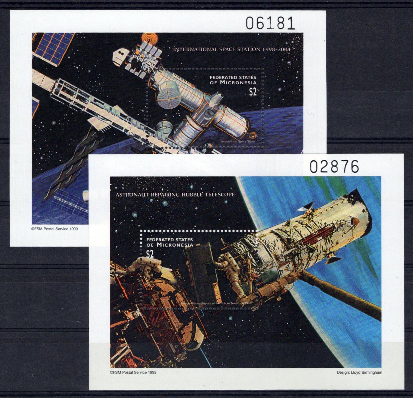 Micronesia 344-346 MNH Space Achievements Space Shuttle