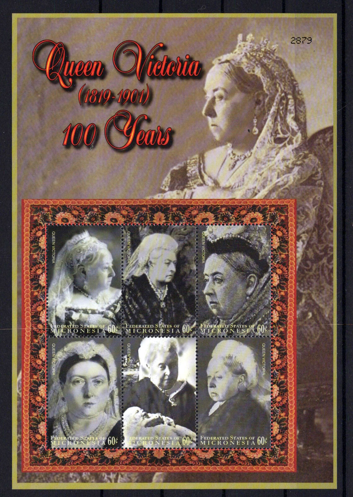 Micronesia 441 MNH Queen Victoria 100 Years