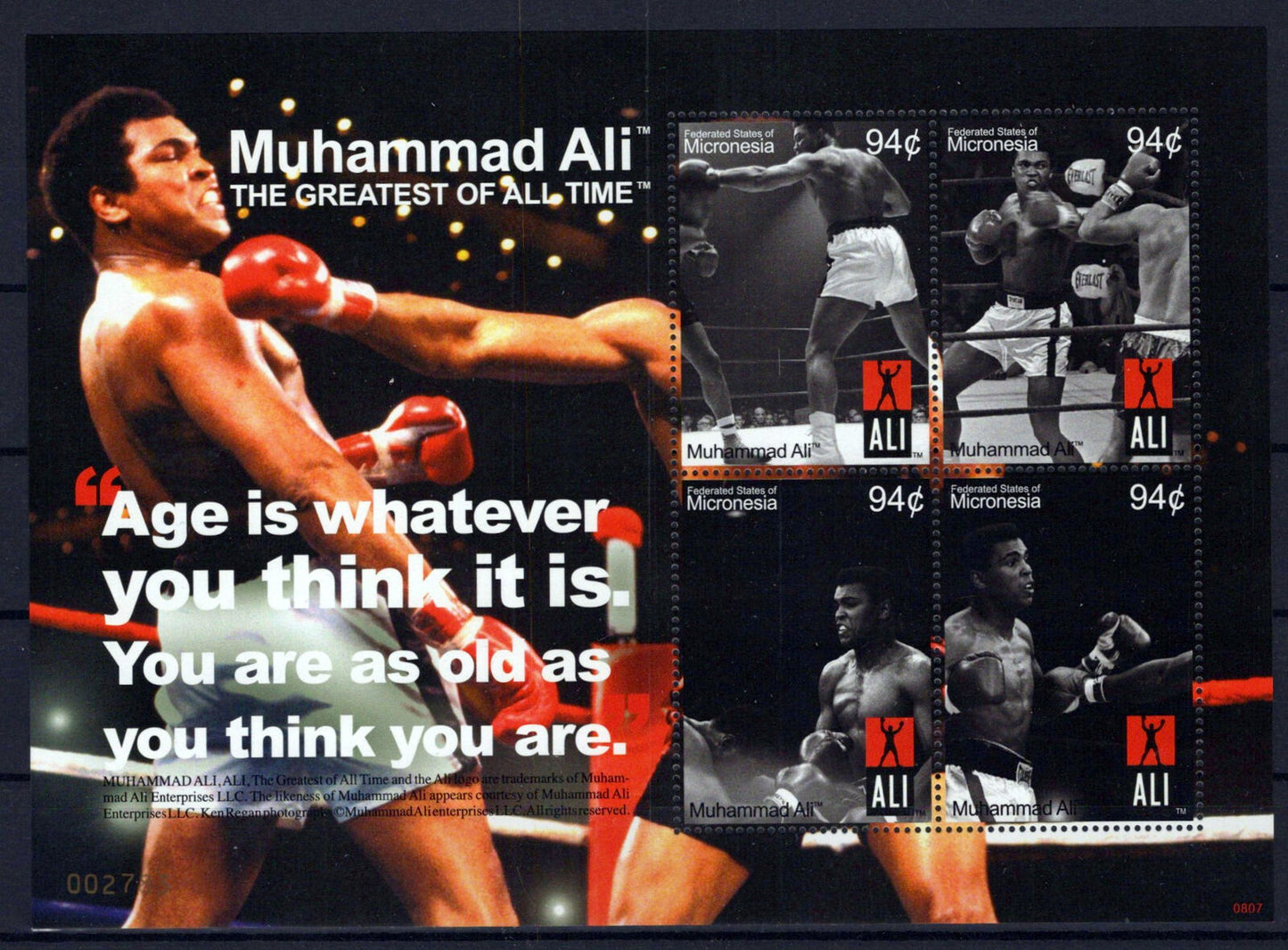 Micronesia 776 MNH Muhammad Ali Boxing Sports