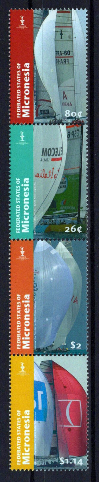 Micronesia 760 MNH America's Cup Yachting Races Sports