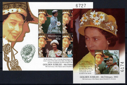 Micronesia 438-484 MNH Queen Elizabeth II Golden Jubilee