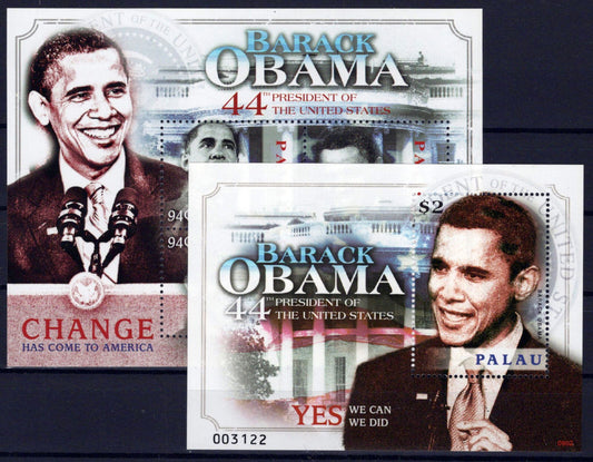 Palau 951-952 MNH Barack Obama Politician