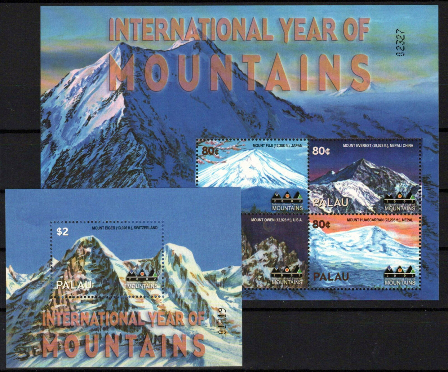 Palau 684-685 MNH Intl. Year of Mountains Nature