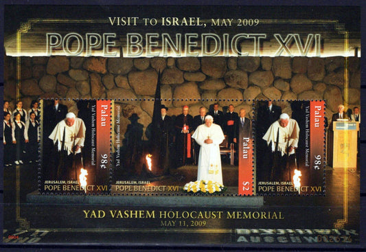 Palau 974 MNH Pope Benedict XVI Yad Vashem Holocaust Memorial