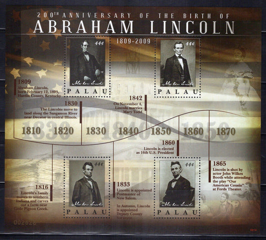 Palau 973 MNH Abraham Lincoln President Politician