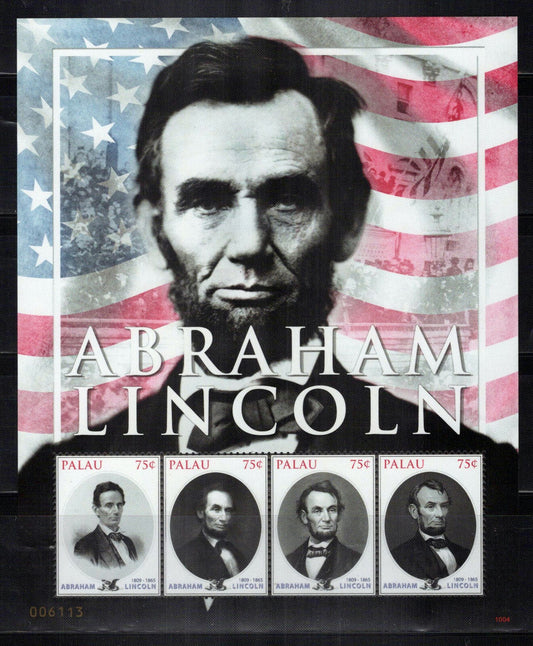 Palau 1005 MNH Abraham Lincoln President Politician