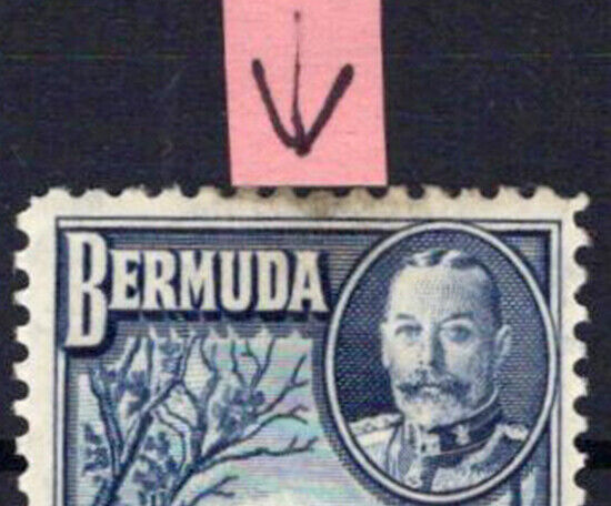 Bermuda 105-114 MH  Harbor & Island Scenes, 2 1/2 d flawed ZAYIX 0324S0002