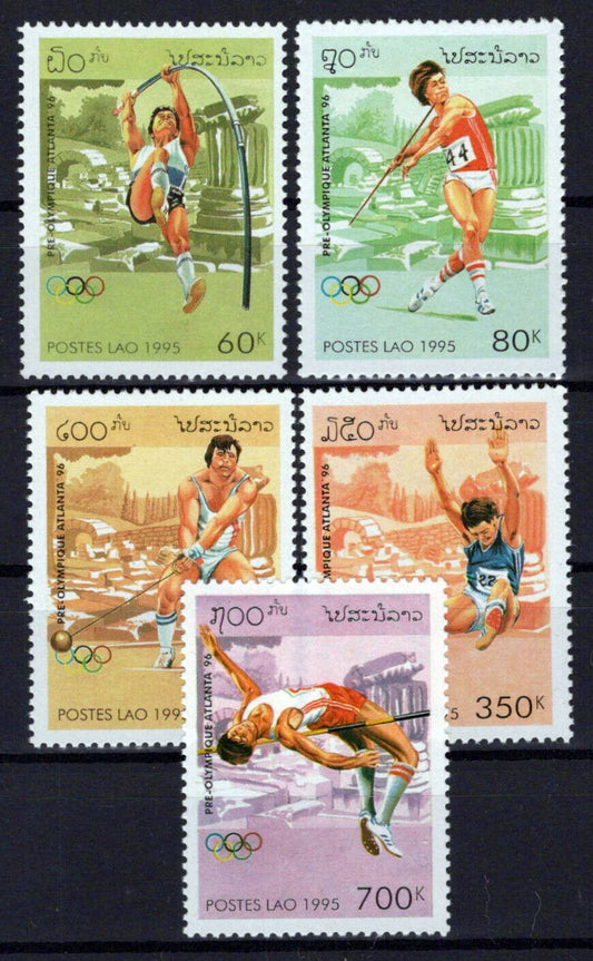 Laos 1221-1225 MNH Sports Olympics Games