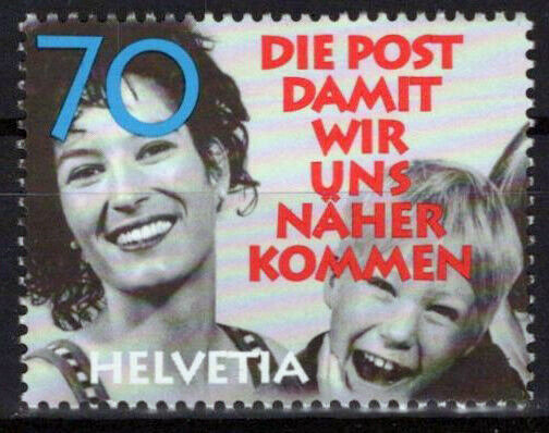 Switzerland 1006 MNH Woman & Child Postal Service ZAYIX 0324S0111M